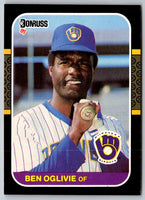 1986 Donruss Ben Oglivie #333