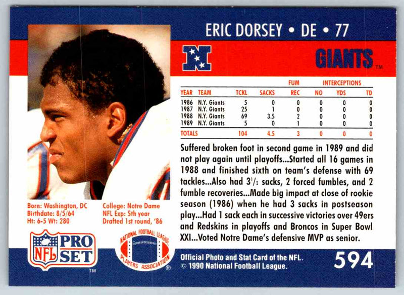 1990 Proset Eric Dorsey