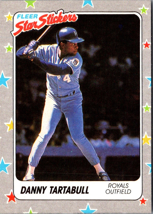 1988 Fleer Star Stickers Danny Tartabull #34