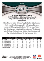 2012 Topps Mychal Kendricks #236 Rookie