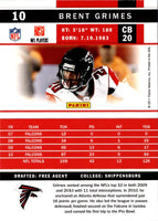 2011 Score Brent Grimes #10 Rookie