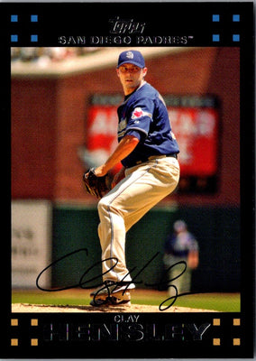 2007 Topps Clay Hensley #218