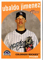 2008 Topps Heritage Ubaldo Jimenez #274