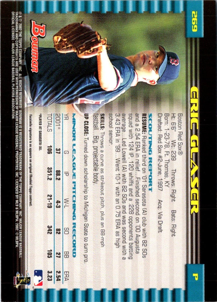 2002 Bowman Eric Glaser