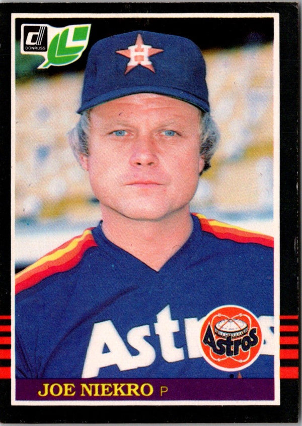 1985 Leaf Joe Niekro #189