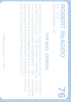 1989 Collegiate Collection North Carolina's Finest Bob McAdoo #76