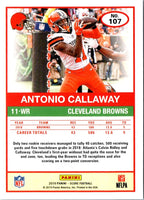 2019 Score Antonio Callaway #107
