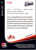 2009 TriStar PROjections Mike Lee #112