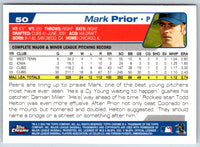 2004 Topps Mark Prior #50