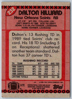 1990 Topps Dalton Hilliard #232