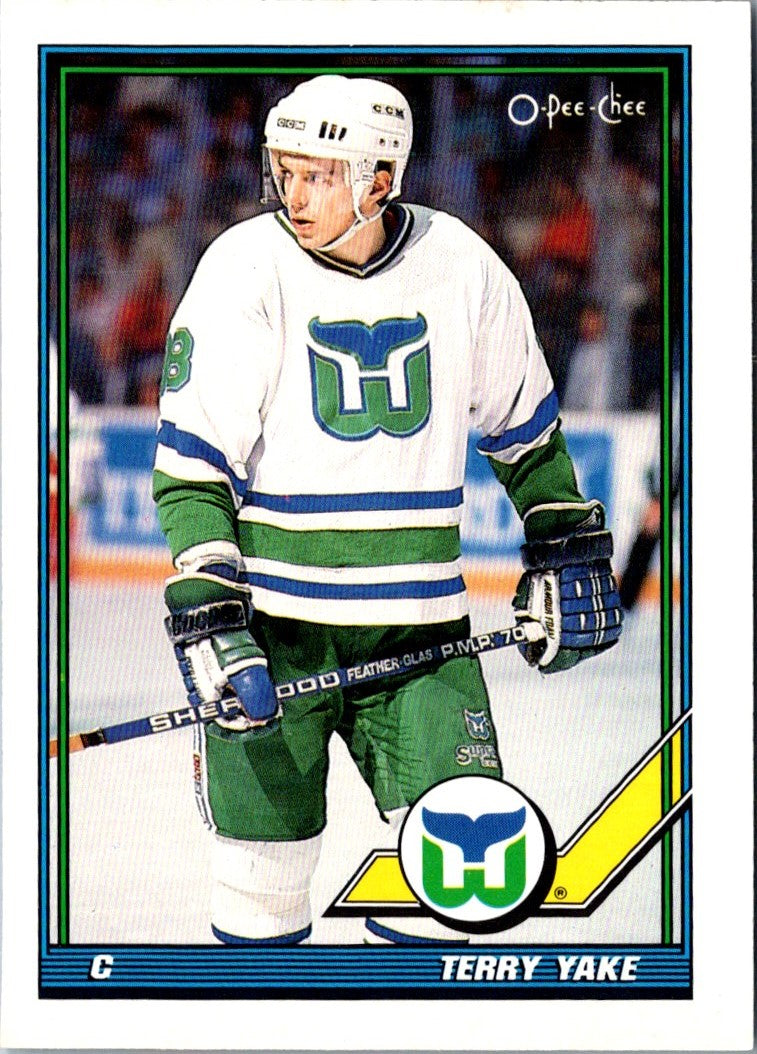 1991 O-Pee-Chee Terry Yake