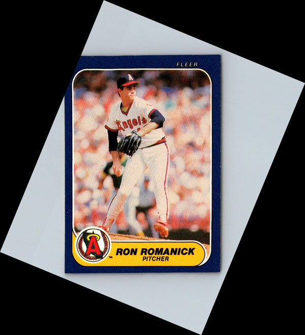 1986 Fleer Ron Romanick #166