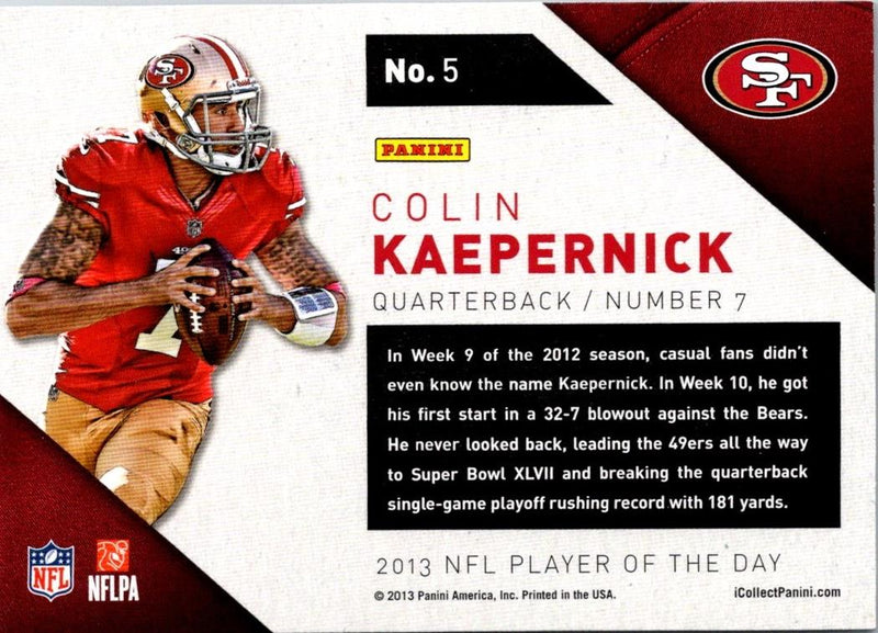 2013 Panini Colin Kaepernick