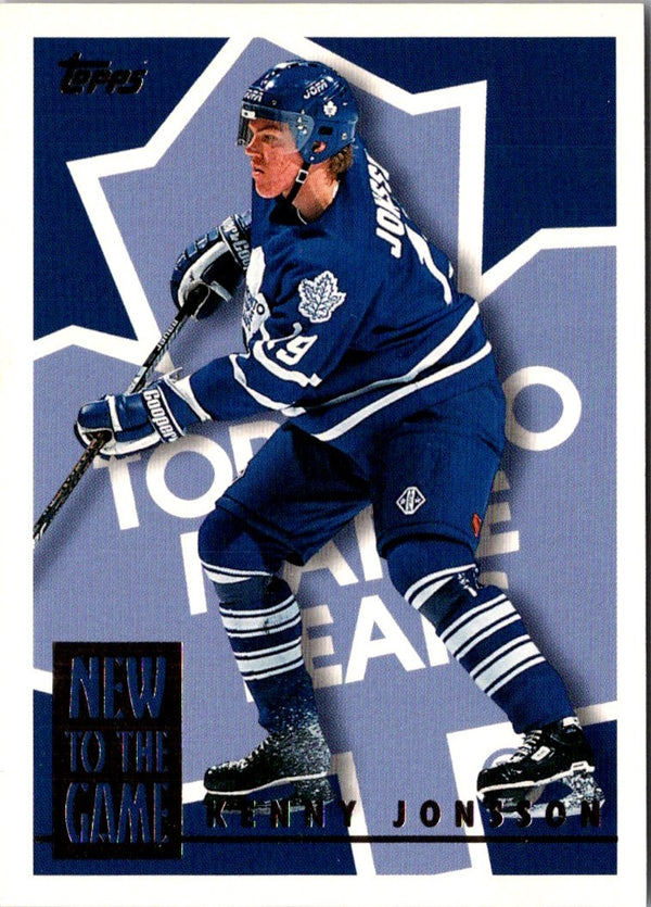 1995 Topps New to the Game Kenny Jonsson #9NG