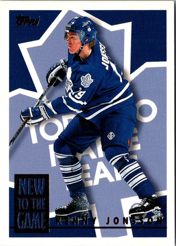 1995 Topps New to the Game Kenny Jonsson #9NG