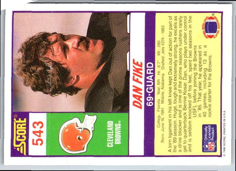 1990 Score Dan Fike