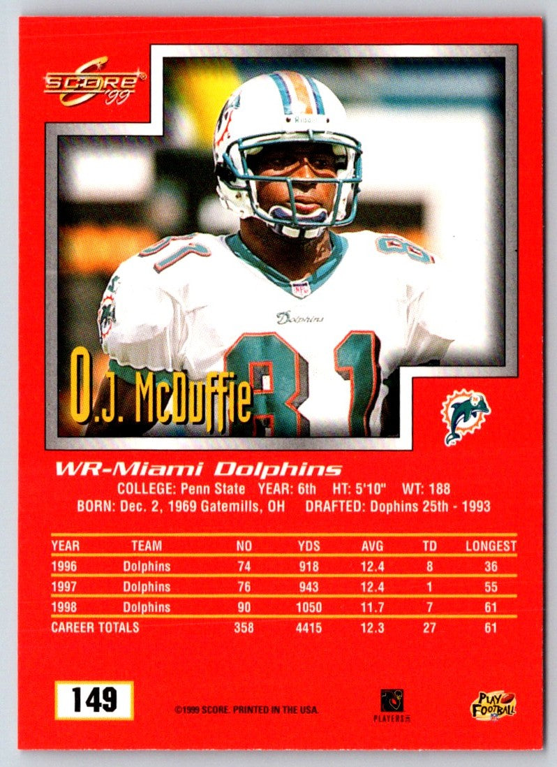 1999 Score O.J. McDuffie