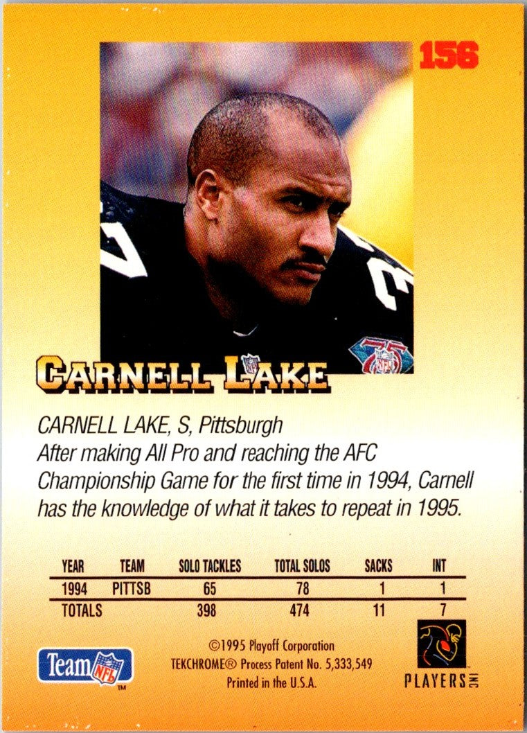 1995 Playoff Prime Carnell Lake