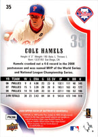 2009 Upper Deck SP Cole Hamels #35
