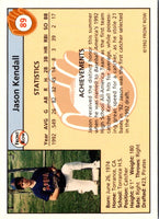 1992 Front Row Draft Picks Jason Kendall #89