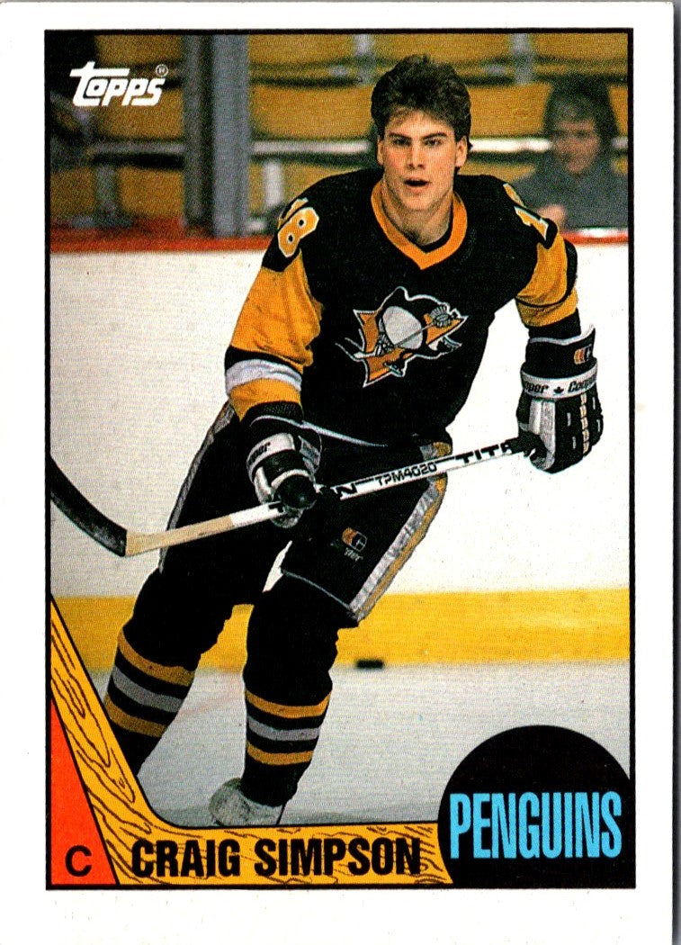 1987 O-Pee-Chee Craig Simpson