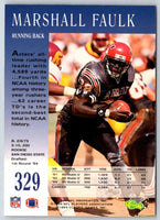 1994 Pro Line Live Marshall Faulk #329 Rookie