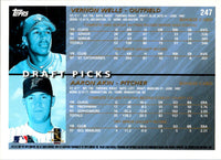 1998 Topps Vernon Wells/Aaron Akin #247
