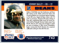 1990 Proset Johnny Bailey #743