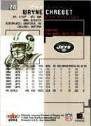 2002 Fleer Box Score Wayne Chrebet