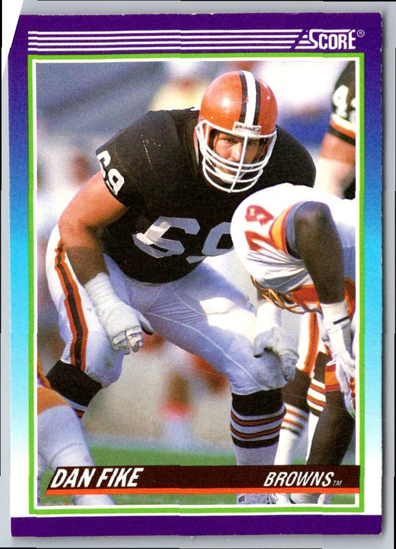 1990 Score Dan Fike #543 Rookie