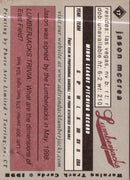 1998 Warning Track Adirondack Lumberjacks Jason McCrea