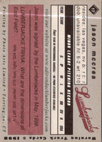 1998 Warning Track Adirondack Lumberjacks Jason McCrea #17