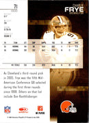 2007 Leaf Rookies & Stars Charlie Frye