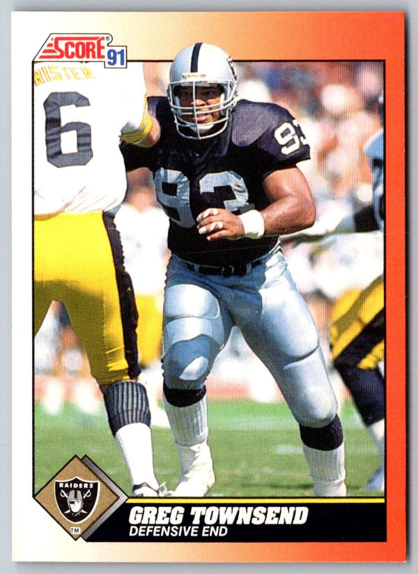 1991 Score Greg Townsend #361