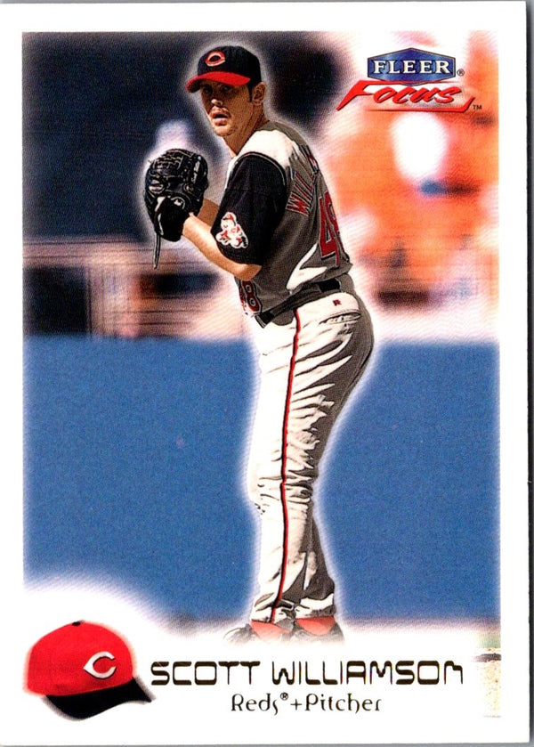 2000 Fleer Focus Scott Williamson #152