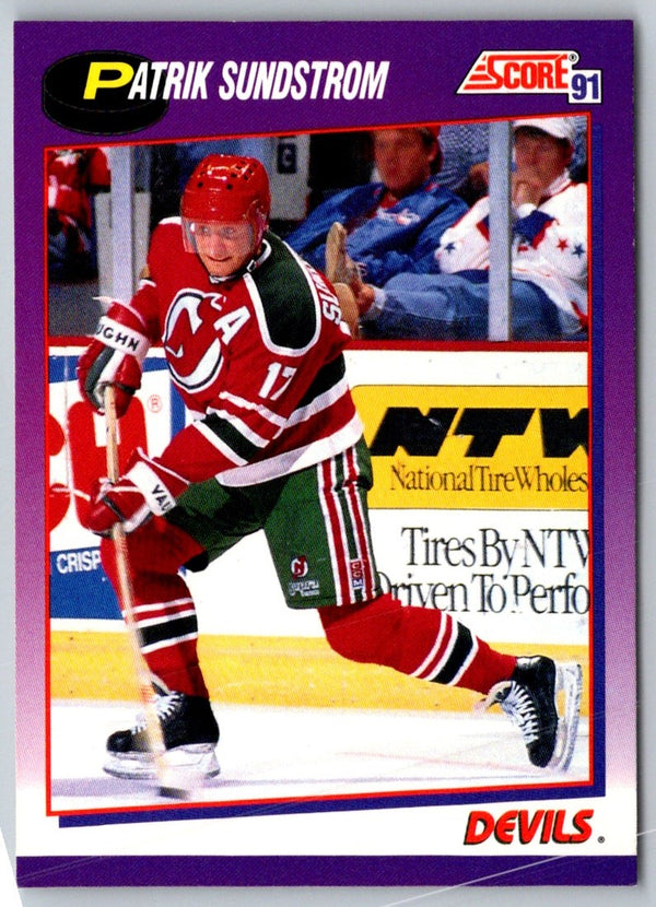 1991 Score Patrik Sundstrom #117