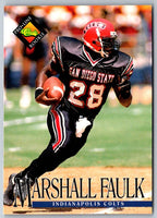 1994 Pro Line Live Marshall Faulk #329 Rookie