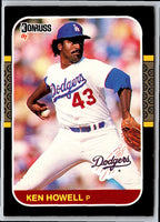 1986 Donruss Ken Howell #275