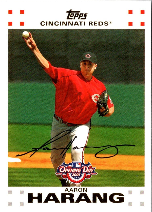 2007 Topps Opening Day Aaron Harang #128