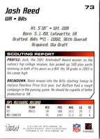 2004 Topps Draft Picks & Prospects Josh Reed #73