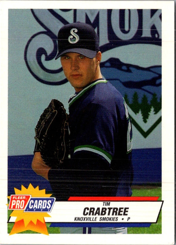 1992 Fleer Tim Crabtree #1243