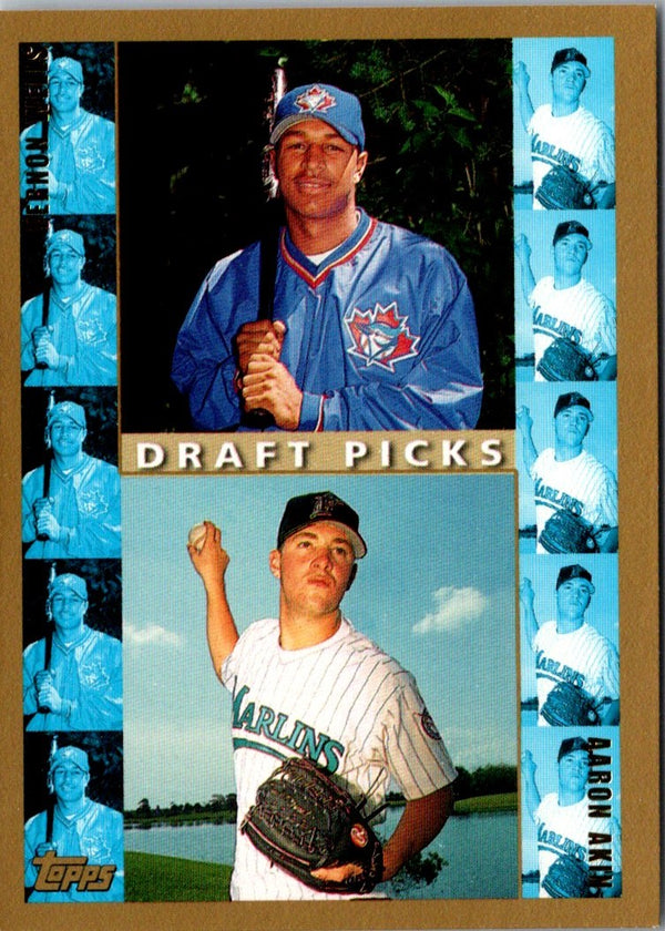 1998 Topps Vernon Wells/Aaron Akin #247