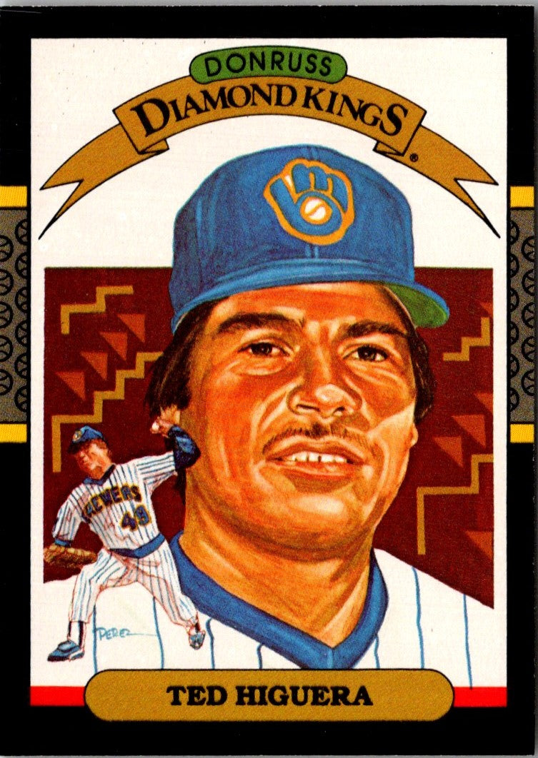 1987 Diamond Kings Ted Higuera