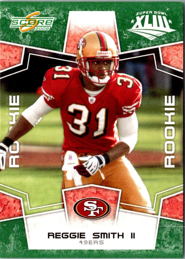 2008 Score Super Bowl XLIII Reggie Smith #386