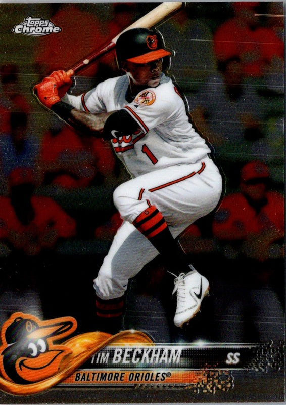 2018 Topps Chrome Tim Beckham #3
