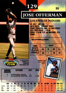 1993 Stadium Club First Day Production Jose Offerman