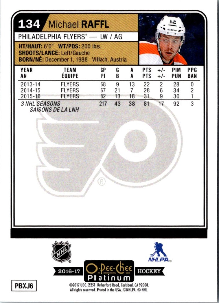 2016 O-Pee-Chee Platinum Michael Raffl