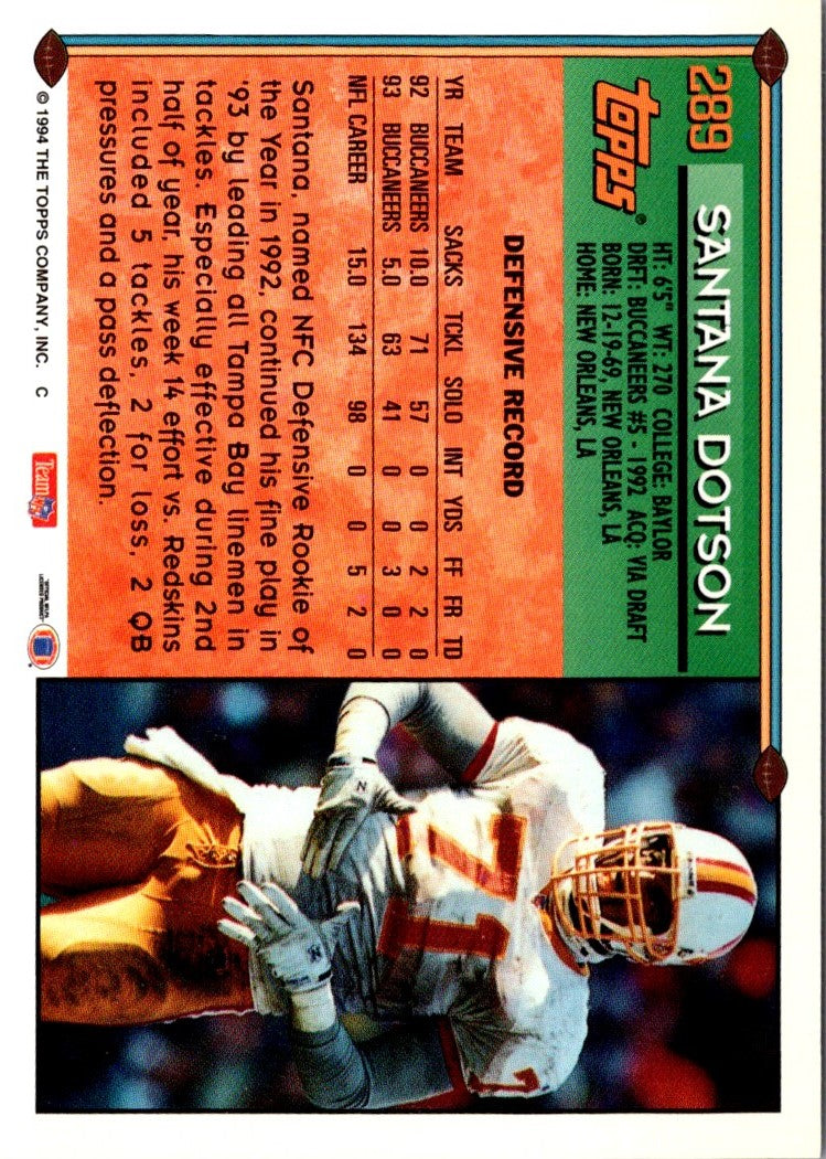 1994 Topps Santana Dotson