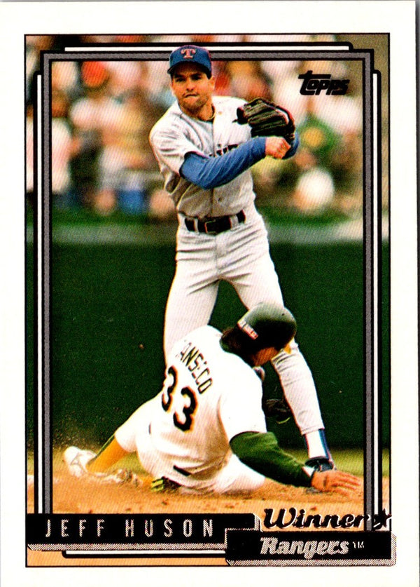 1992 Topps Jeff Huson #314