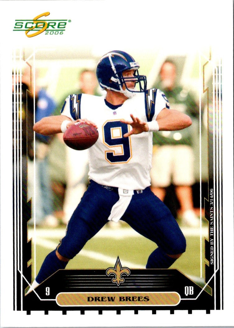 2006 Score Drew Brees
